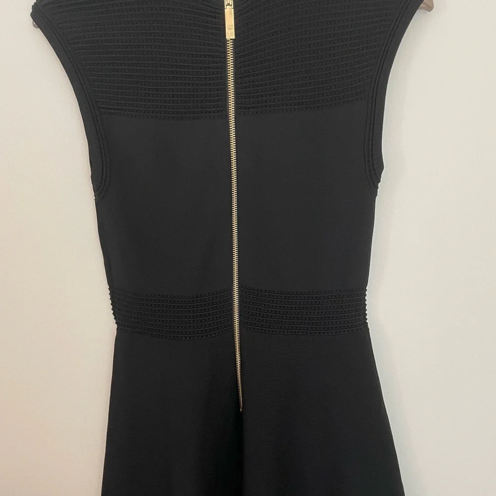 Black Ted Baker skater dress size 2 - Picture 3 of 5